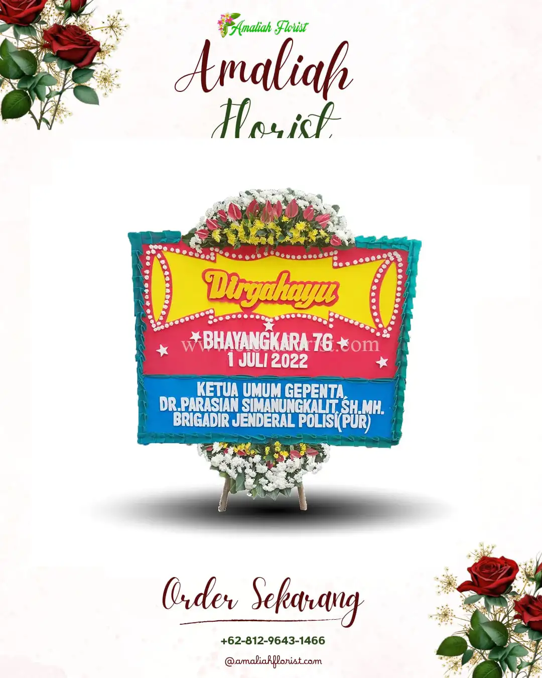 Papan Bunga HUT Ulang Tahun Paninggilan